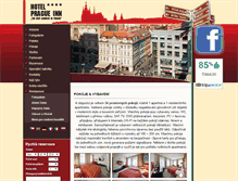 Tablet Screenshot of hotelpragueinn.cz